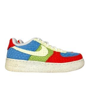 Nike Air Force 1 Low LV8 Next Nature GS Hemp Multi DV2192 400 Lace Up Size 5